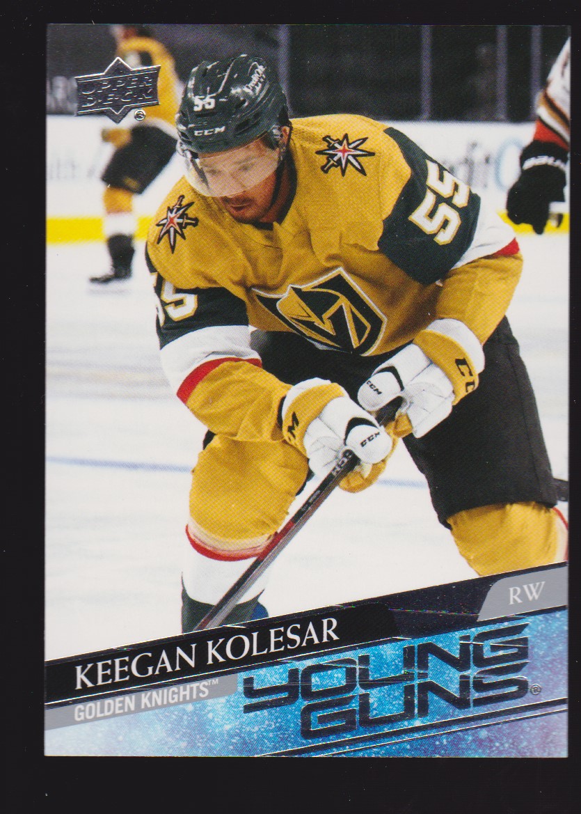 (image for) 2020-21 Upper Deck #477 Keegan Kolesar YG RC